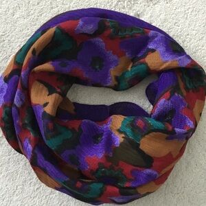 Colorful Floral Women's Scarf